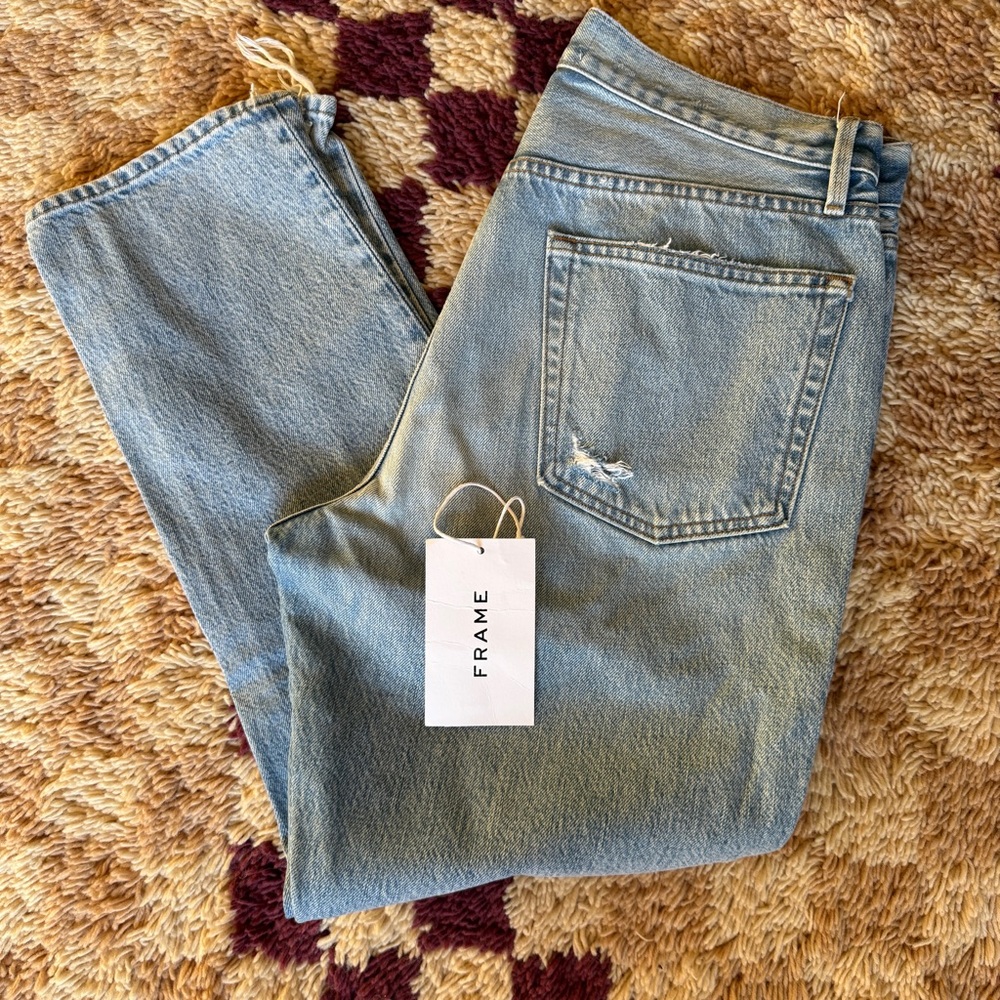 Frame Le Original High Waist Cropped Jean, sz 31